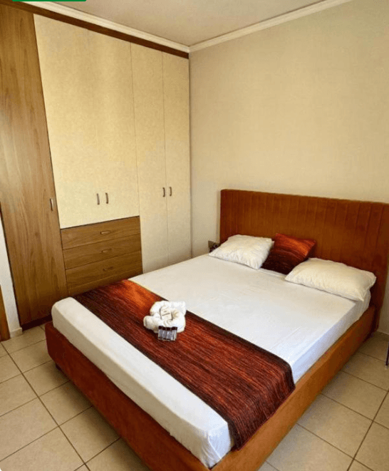 KAP Home double bedroom with wooden wardrobe, Chios
